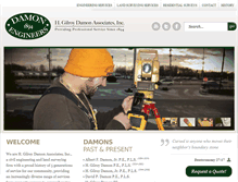 Tablet Screenshot of damonengineers.com